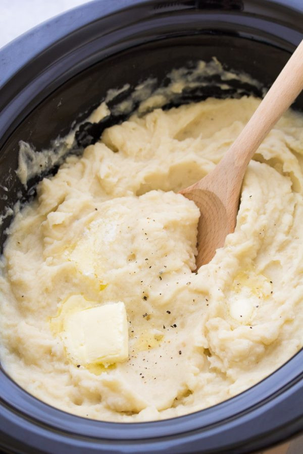 Make Ahead Crock Pot Mashed Potatoes
 Crock Pot Mashed Potatoes No Boil
