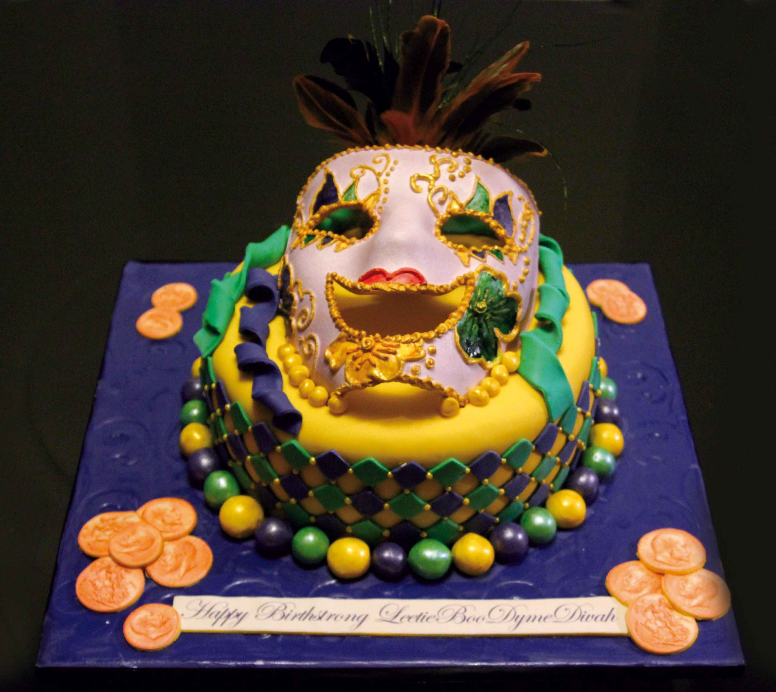 Mardi Gra Birthday Cake
 Mardi Gras Cakes – Decoration Ideas