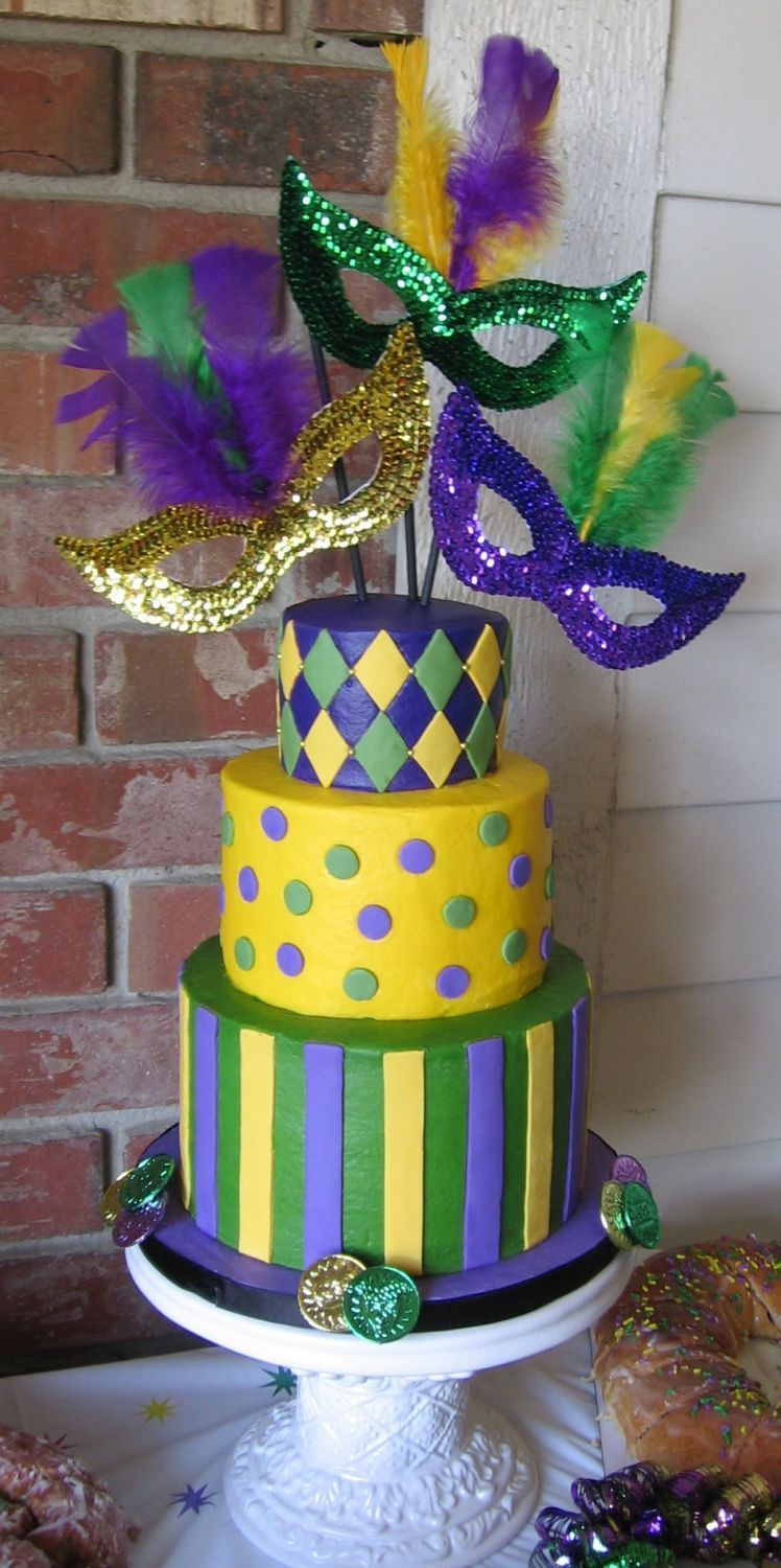 Mardi Gras Birthday Cake
 Mardi Gras Cake