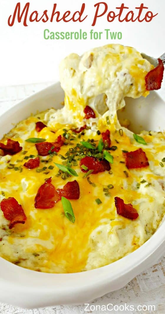 Mashed Potatoes Recipe For Two
 Mashed Potato Casserole Recipe for Two • Zona Cooks