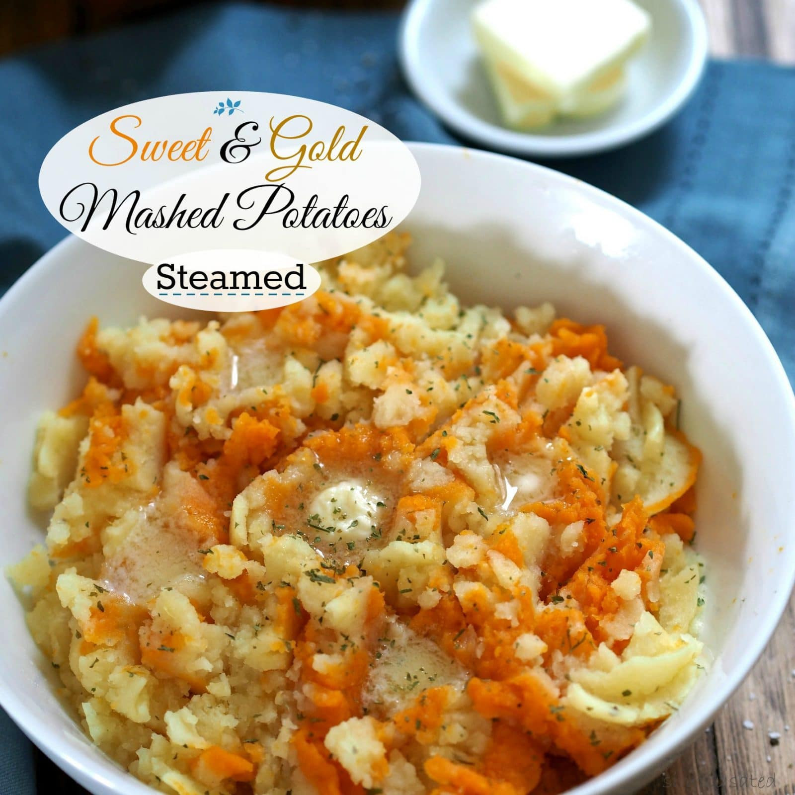 Mashed Potatoes Recipe For Two
 Sweet & Gold Mashed Potatoes Simply Sated