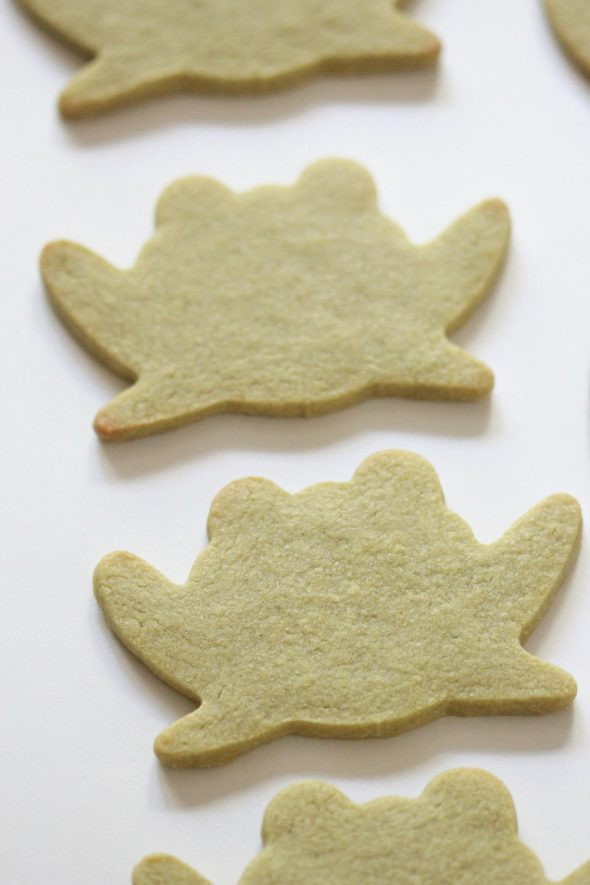 Matcha Sugar Cookies
 Matcha Sugar Cookie Recipe & Frog on Lily Pad Cookies
