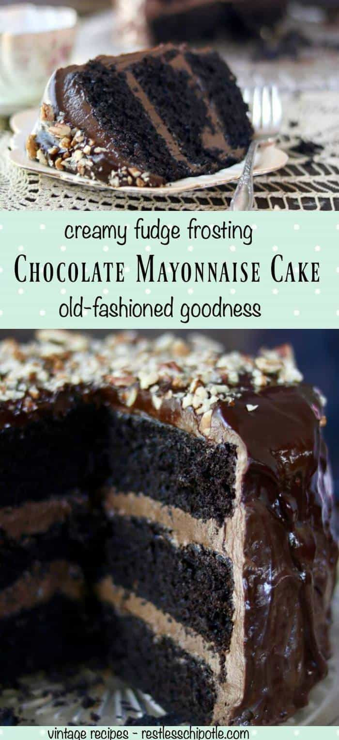 Mayonnaise Chocolate Cake
 Chocolate Mayonnaise Cake Recipe