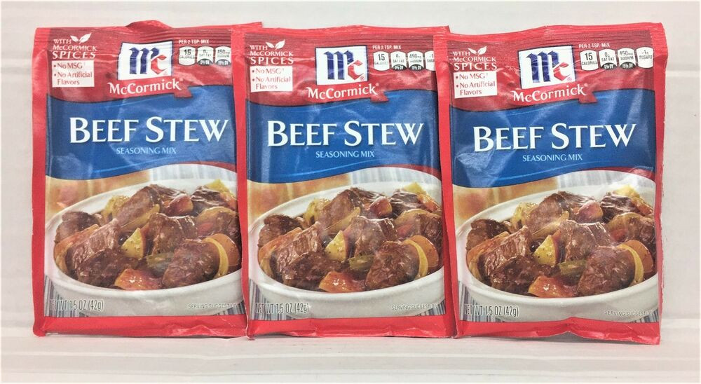 Mccormick Beef Stew Mix
 McCormick Beef Stew Seasoning Mix 3 Pack