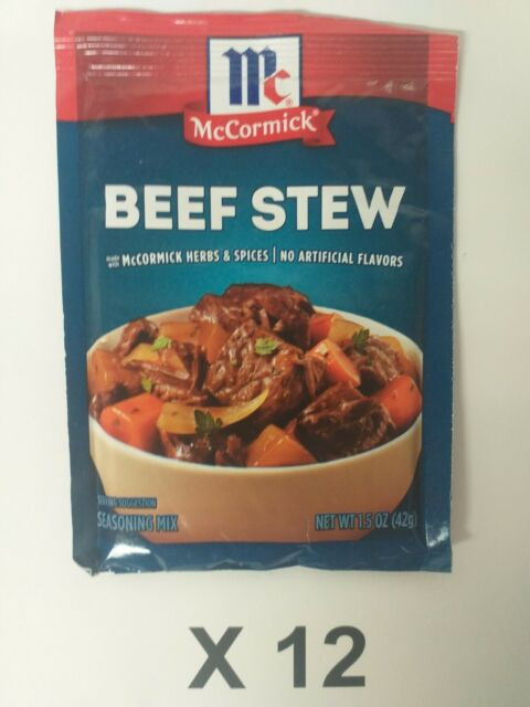 Mccormick Beef Stew Mix
 McCormick Beef Stew Seasoning Mix 1 5 OZ Pack 12 exp 11