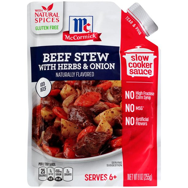 Mccormick Beef Stew Mix
 McCormick Slow Cookers Naturally Flavored Hearty Beef Stew