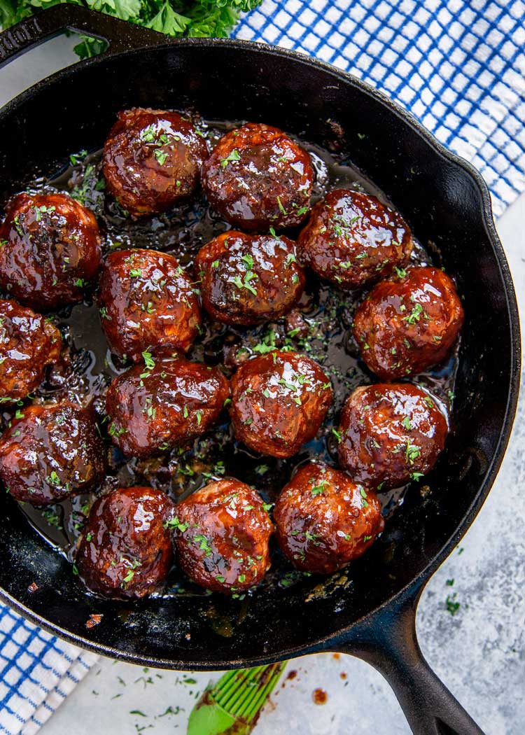 Meatball Bbq Sauce Recipe
 Smoked BBQ Meatballs Kevin Is Cooking