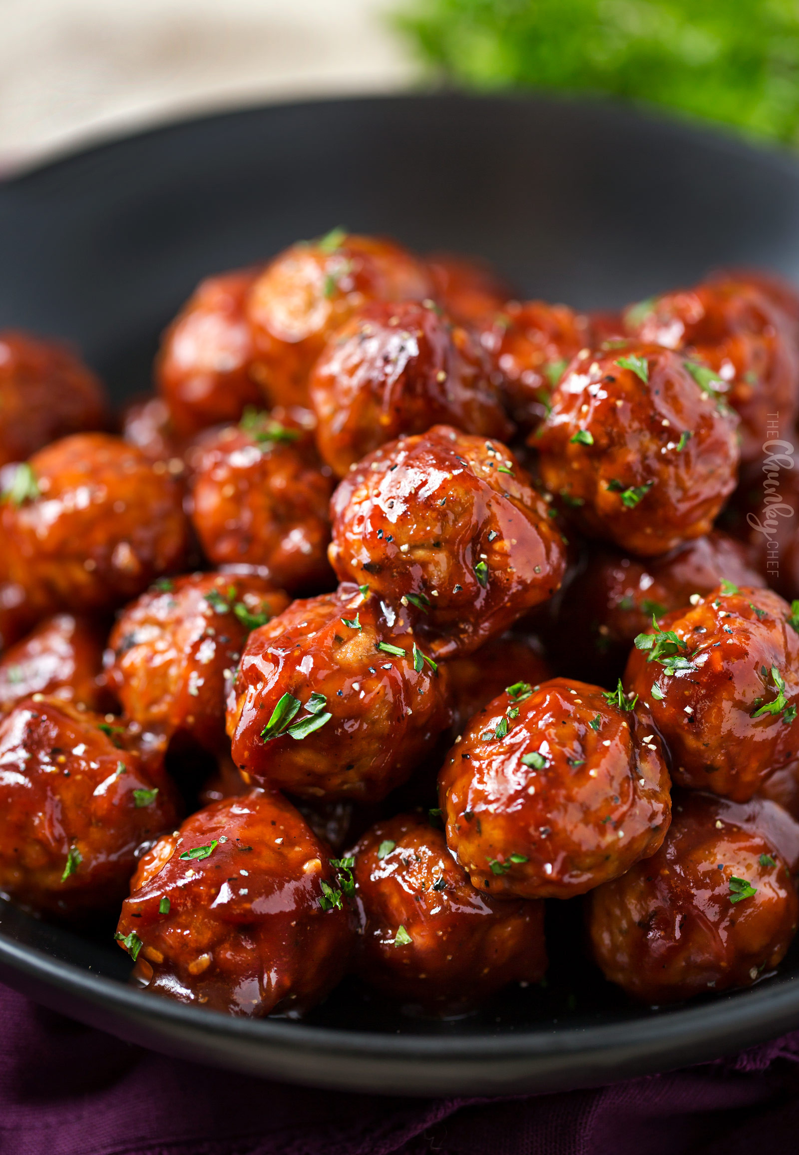 Meatball Dinners Ideas
 Cranberry BBQ Crockpot Meatballs The Chunky Chef