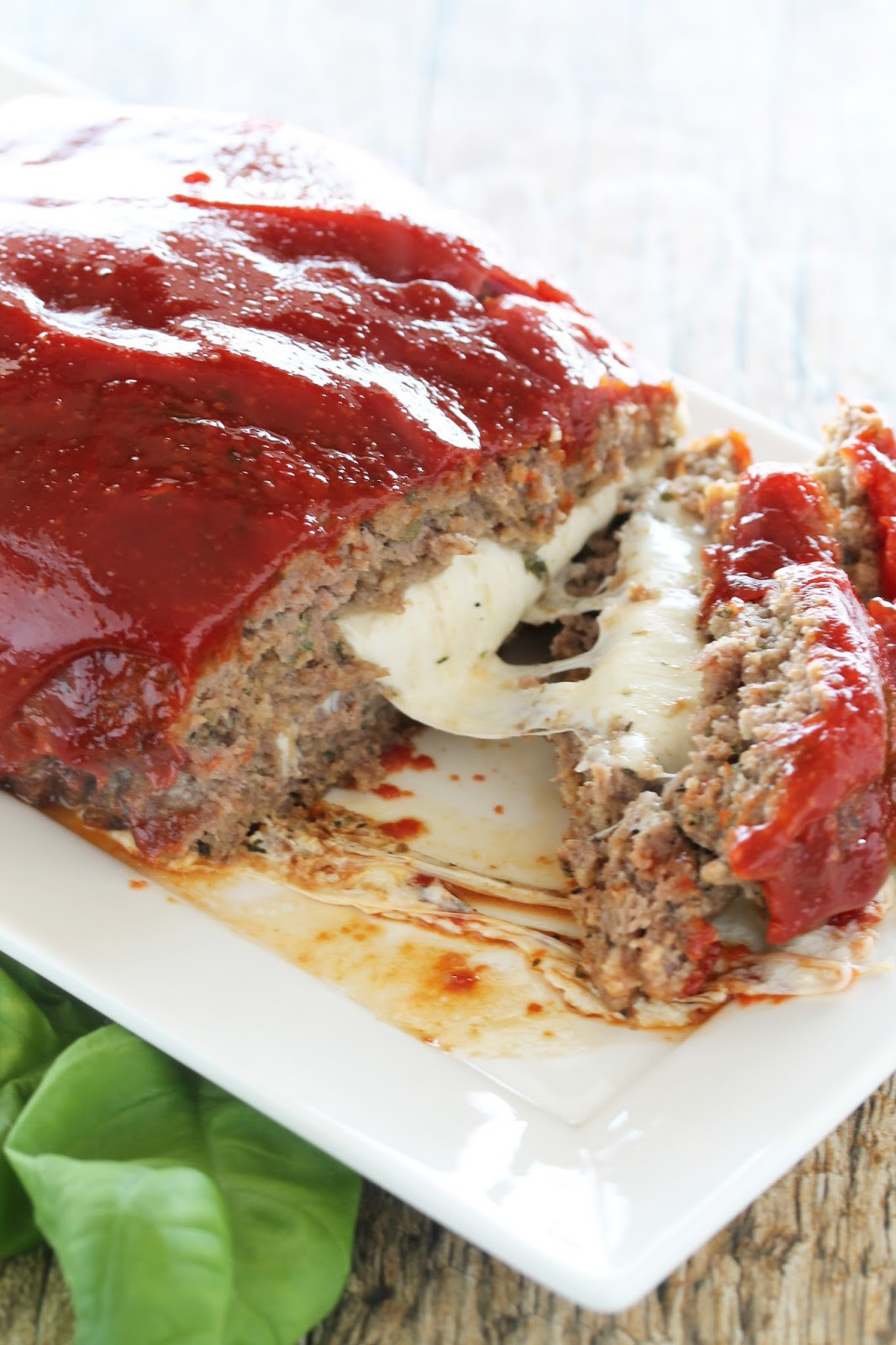 Meatloaf Recipe With Cheese
 Mozzarella Stuffed Meatloaf