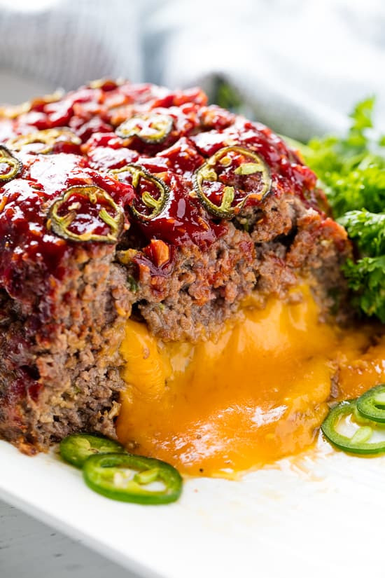 Meatloaf Recipe With Cheese
 Jalapeno Cheddar Stuffed Meatloaf thestayathomechef