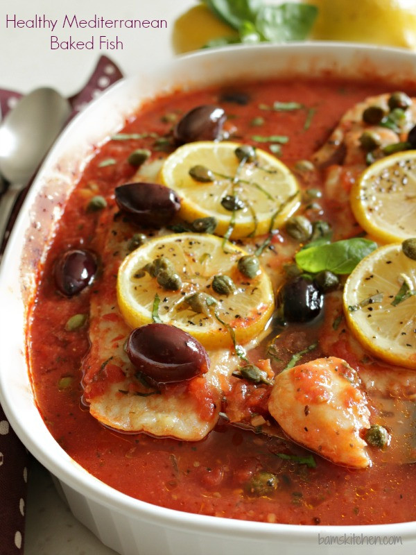 Mediterranean Diet Fish Recipes
 Healthy Mediterranean Baked Fish Healthy World Cuisine