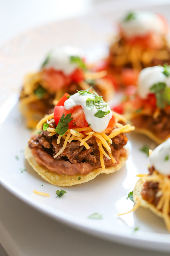 Mexican Appetizers For Party
 Tostada Bites
