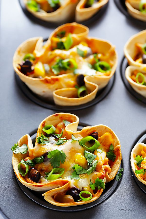 Mexican Appetizers For Party
 Easy Enchilada Cups