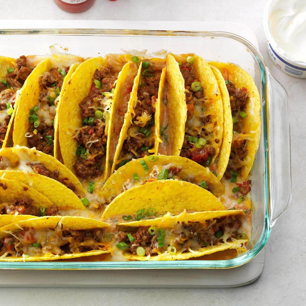 Mexican Beef Tacos
 Baked Beef Tacos Recipe
