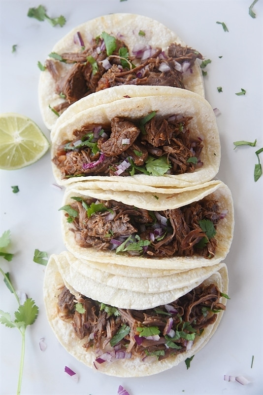 Mexican Beef Tacos
 Mexican Shredded Beef Crock Pot or Instant Pot