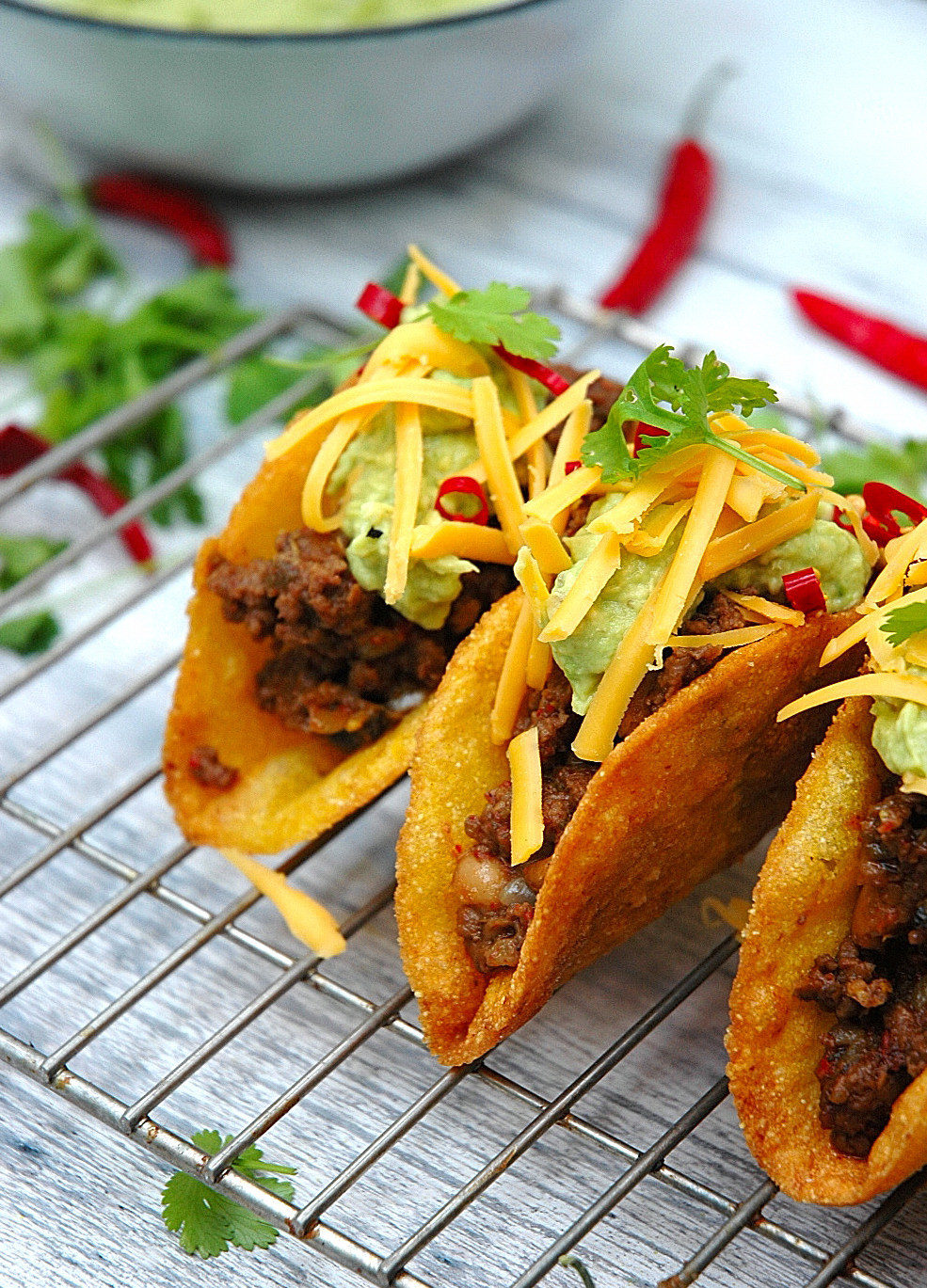 Mexican Beef Tacos
 Beef Tacos I think I m beginning to like Mexican Food
