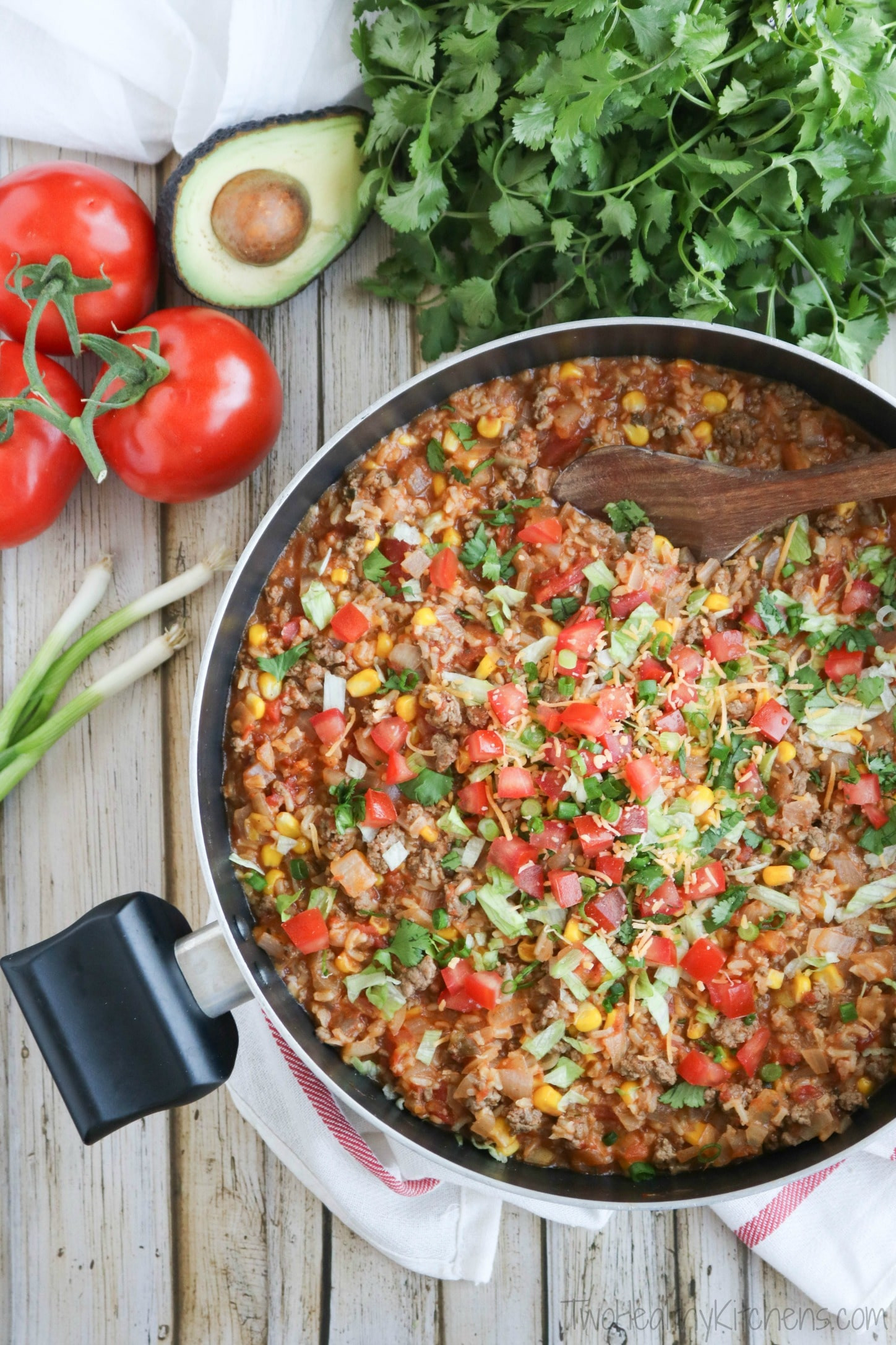 Mexican Dinner Recipes
 e Pot Mexican Rice Skillet Dinner Two Healthy Kitchens