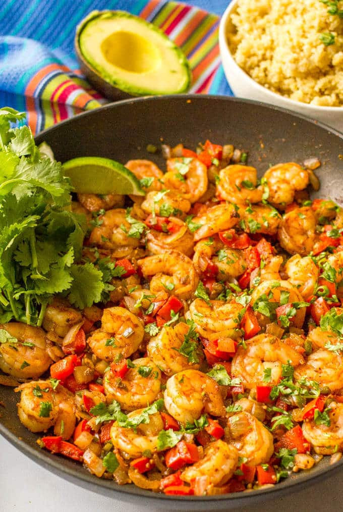 Mexican Dinner Recipes
 Quick easy Mexican shrimp skillet video Family