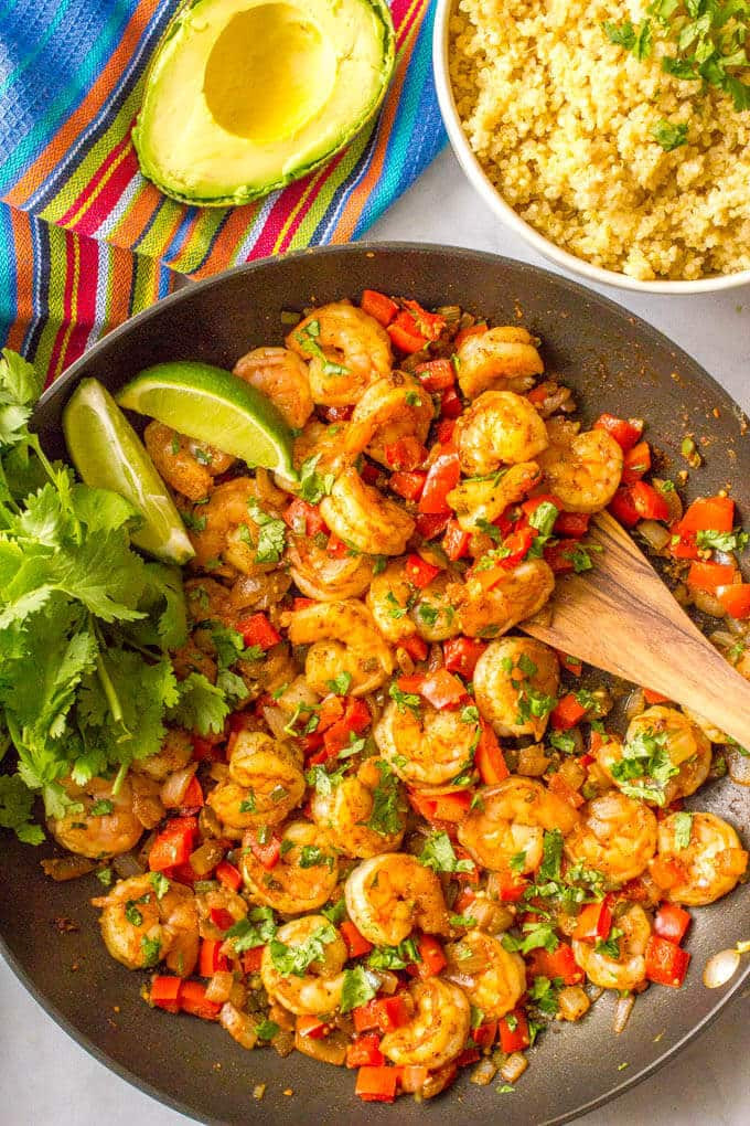 Mexican Dinner Recipes
 Quick easy Mexican shrimp skillet Family Food on the Table