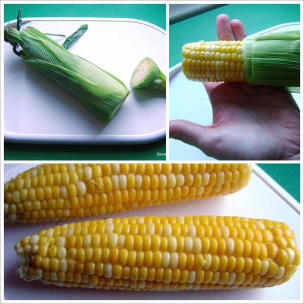 Microwave Sweet Corn
 Microwave Corn on the Cob in Husk and Slip Away Silk
