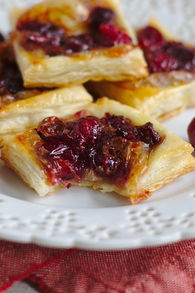 Mini Brie Puff Pastry Appetizers
 Cranberry Brie Bites A quick and easy appetizer perfect