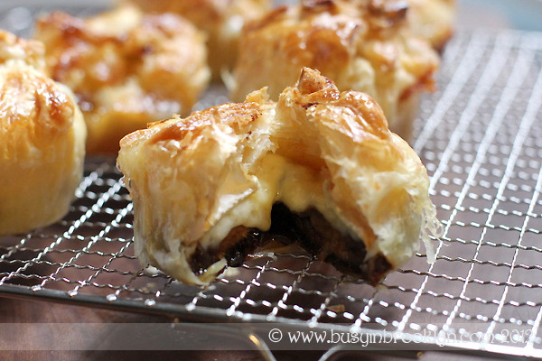 Mini Brie Puff Pastry Appetizers
 Busy in Brooklyn brie puff pastry appetizer