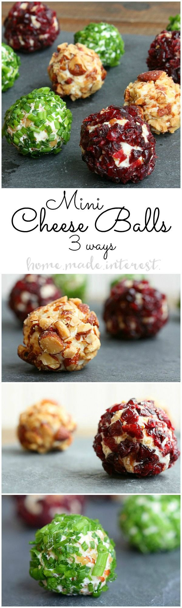 Mini Cheese Ball Appetizers
 These mini cheese balls are an easy appetizer recipe that