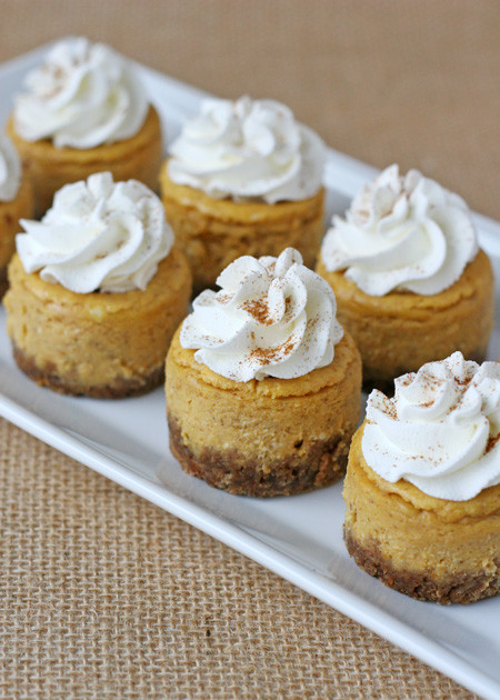Mini Pumpkin Cheesecake Recipe
 Mini Pumpkin Cheesecake – Glorious Treats