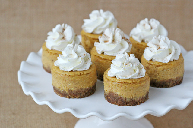 Mini Pumpkin Cheesecake Recipe
 Mini Pumpkin Cheesecake Glorious Treats