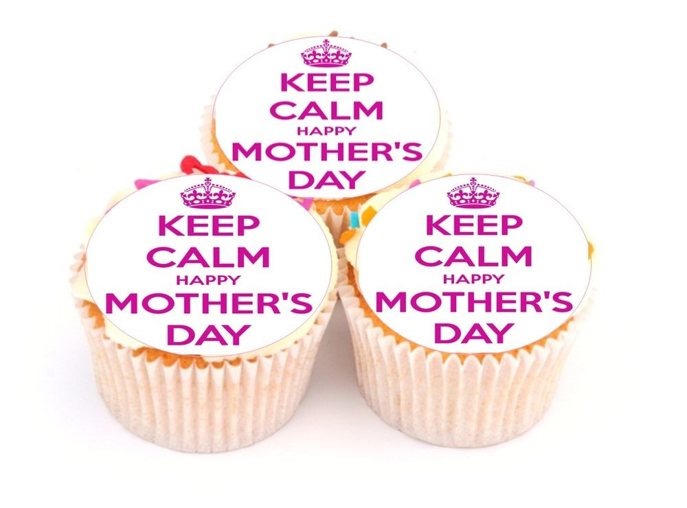 Mother'S Day Cupcakes
 Mothers Day Cake Toppers Keep Calm Happy Mother s Day