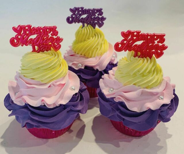 Mother'S Day Cupcakes
 Mother s Day Fake Cupcakes Set of 3 Fake Cake Decoration