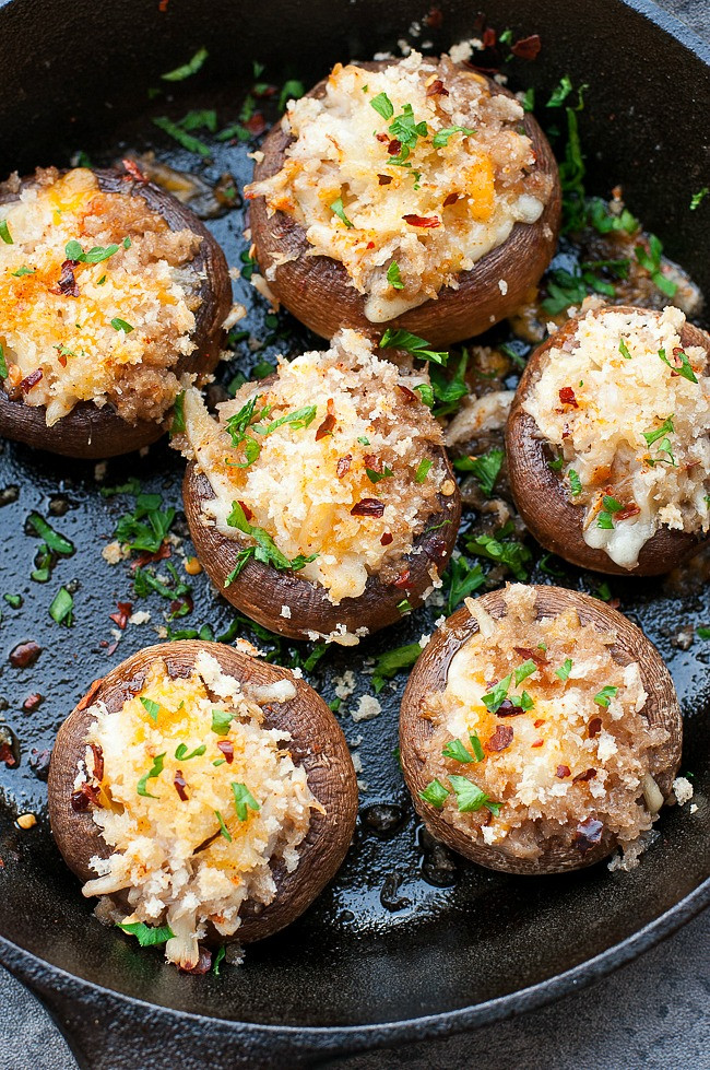 Mushroom Appetizer Recipes
 Crab Stuffed Mushrooms Recipe Peas and Crayons
