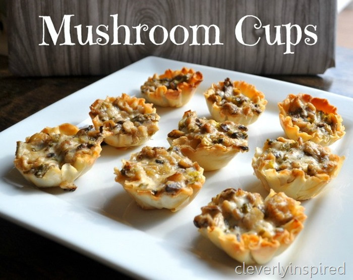 Mushroom Appetizer Recipes
 Mushroom cups appetizer recipe