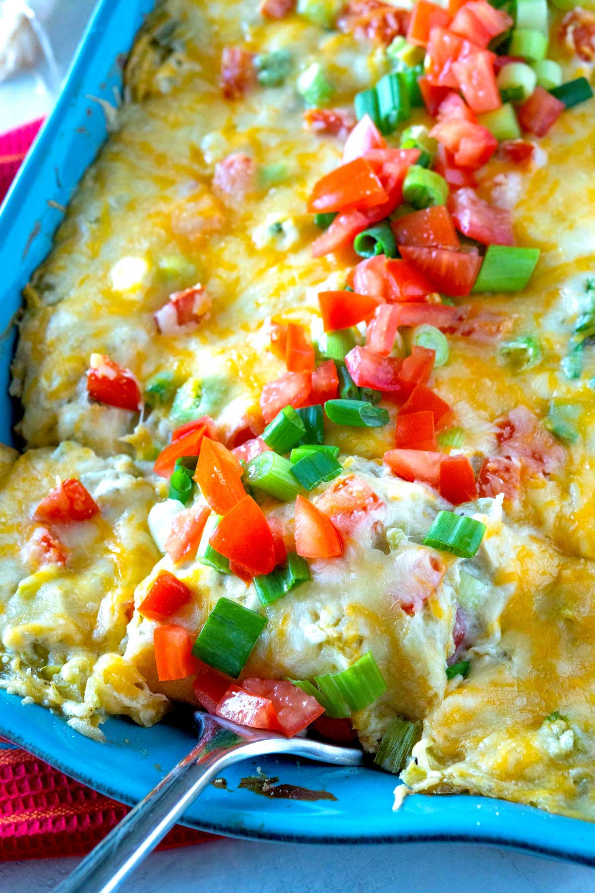 New Mexican Green Chile Chicken Enchiladas
 New Mexico Style Green Chile Chicken Enchiladas • Food