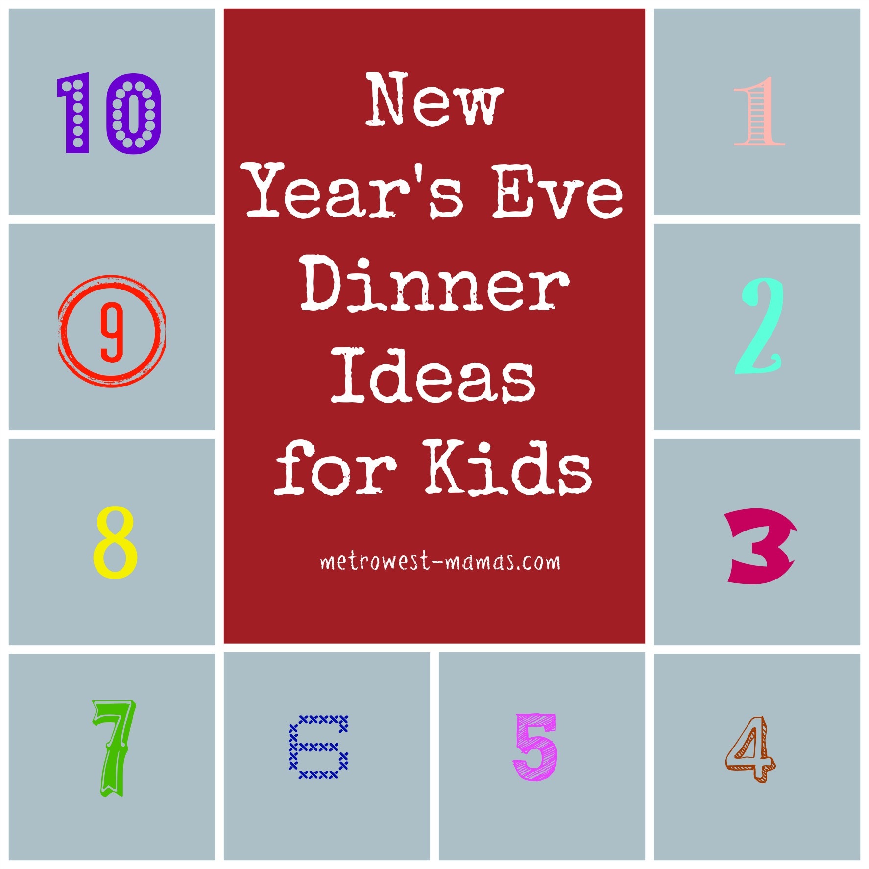 New Years Day Dinner Ideas
 New Year s Eve Dinner Ideas for Kids Metrowest Mamas