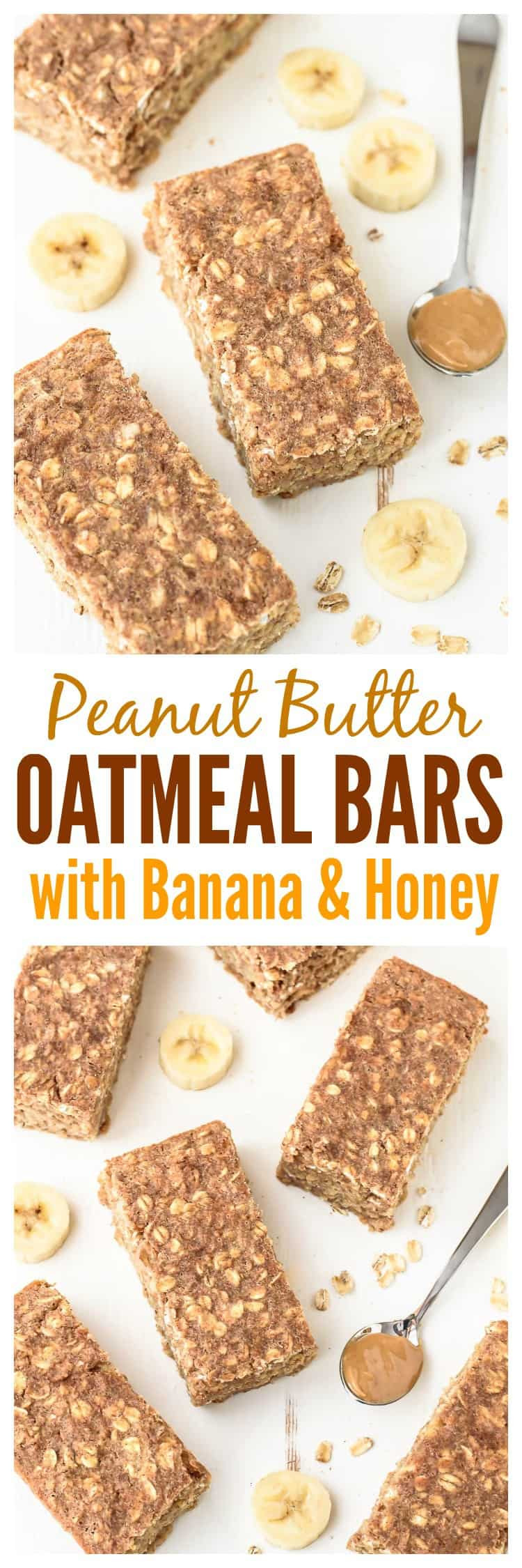 Oatmeal Breakfast Bar Recipe
 Peanut Butter Banana Honey Oatmeal Breakfast Bars