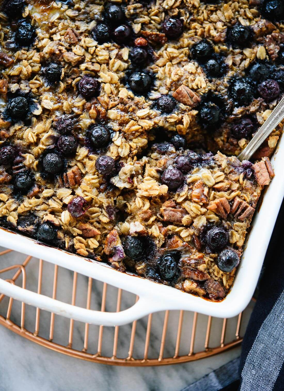 Oatmeal Breakfast Recipes
 Baked Oatmeal Recipe with Blueberries Cookie and Kate