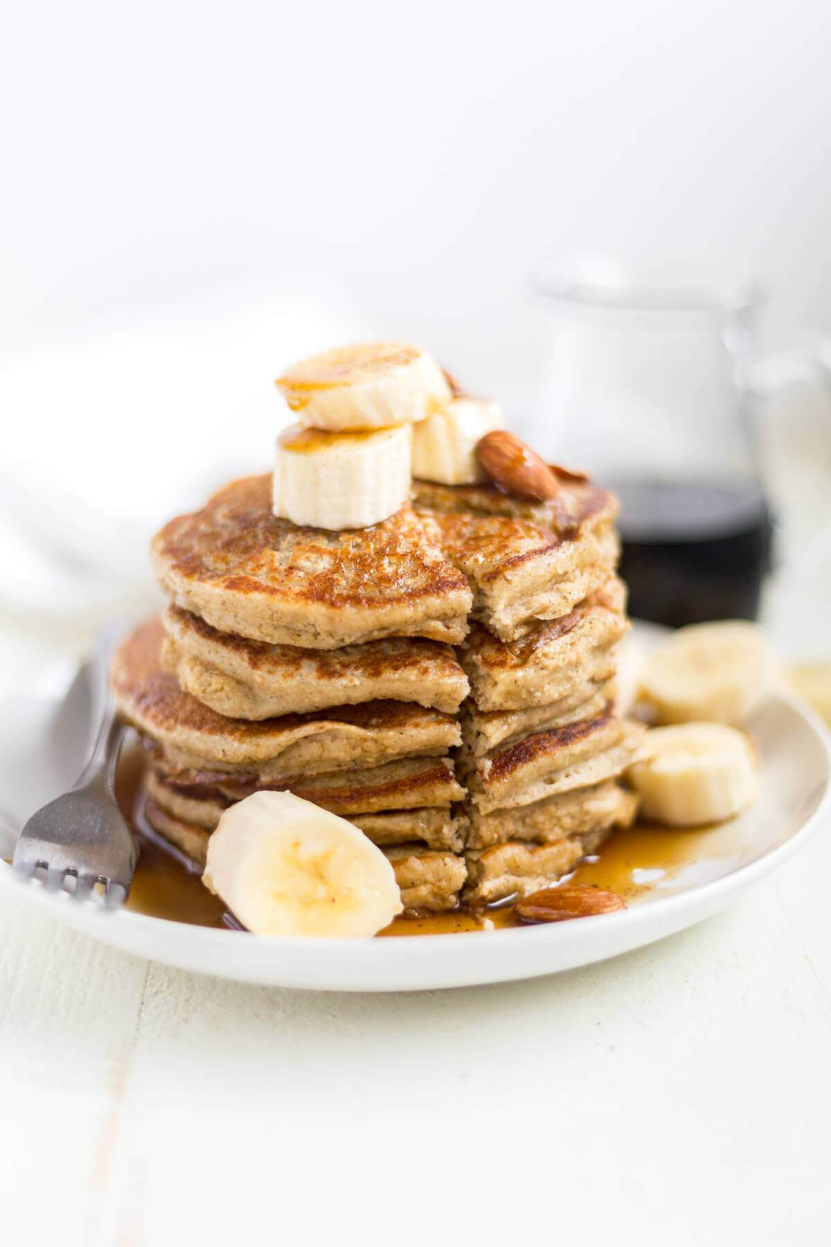 Oatmeal Pancakes Healthy
 Banana Oatmeal Pancakes [GF DF Blender ]