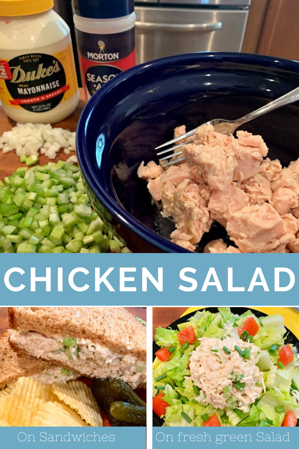 Old Fashioned Chicken Salad
 old fashioned chicken salad from canned chicken My Turn