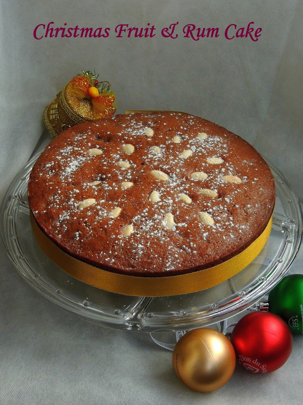 Old Fashioned Rum Fruit Cake Recipe
 Priya s Versatile Recipes Christmas Fruit & Rum Cake