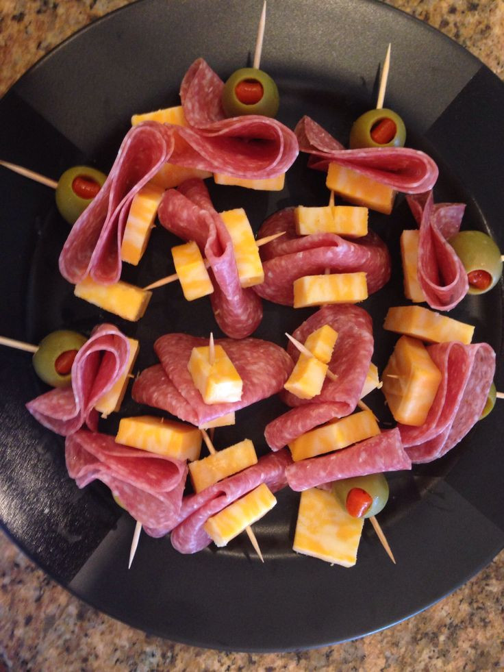 Olives And Cheese Appetizers
 This is a great cheese salami and olive appetizer that