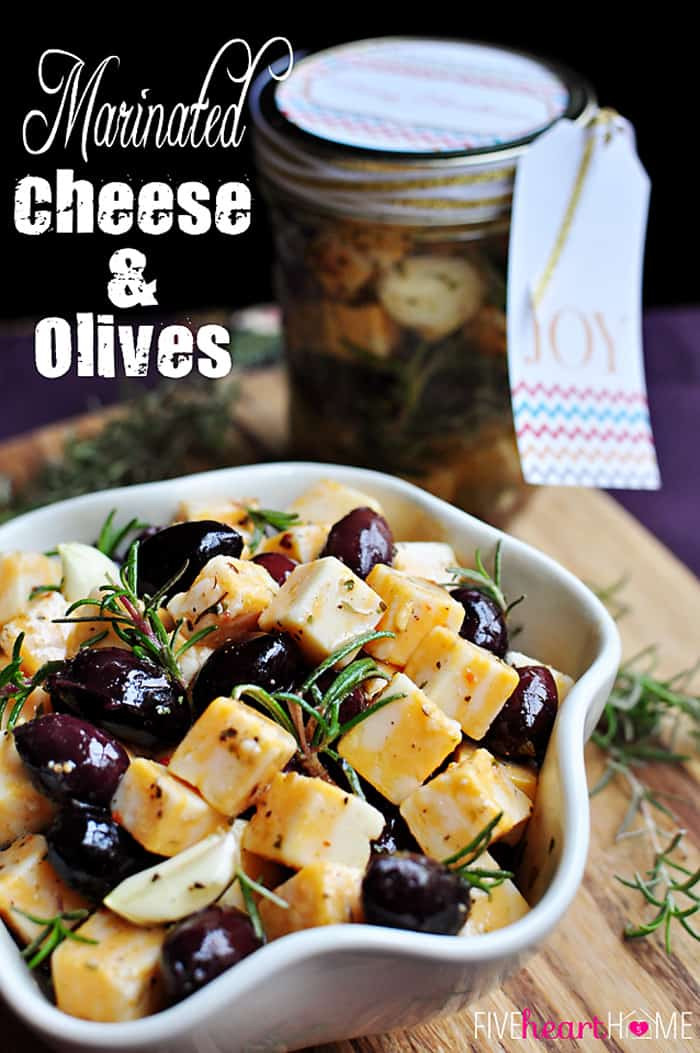 Olives And Cheese Appetizers
 Marinated Cheese & Olives An Easy Appetizer or Food Gift