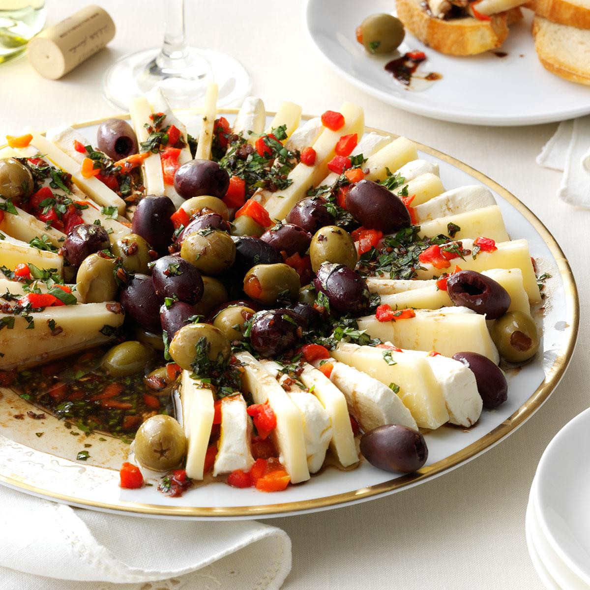 Olives And Cheese Appetizers
 Marinated Olive & Cheese Ring Recipe