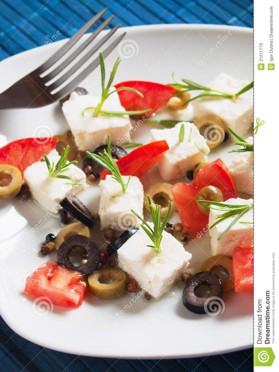 Olives And Cheese Appetizers
 Cheese Appetizer With Olives And Rosemary Stock s