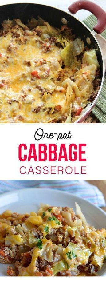 One Pot Cabbage Casserole
 e Pot Cabbage Casserole