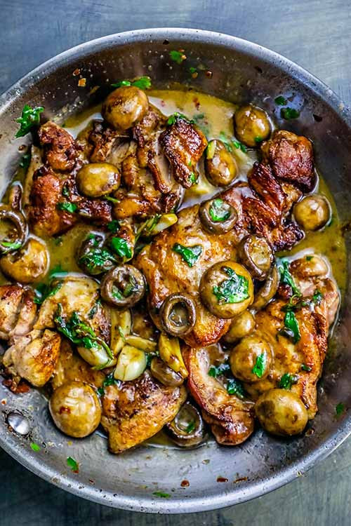 One Pot Chicken Thighs Recipe
 e Pot Garlic Butter Chicken Thighs and Mushrooms Recipe