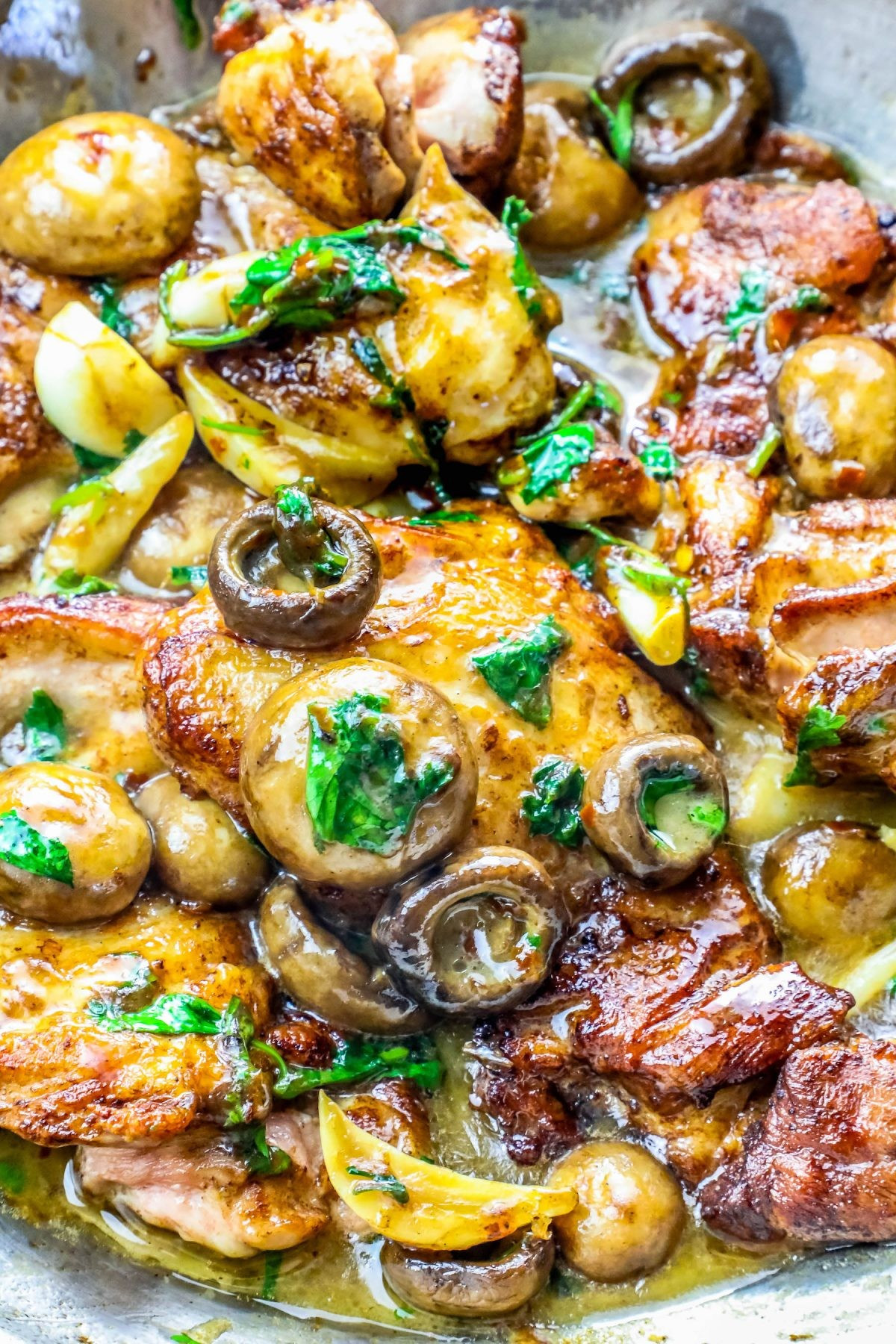 One Pot Chicken Thighs Recipe
 e Pot Garlic Butter Chicken Thighs and Mushrooms