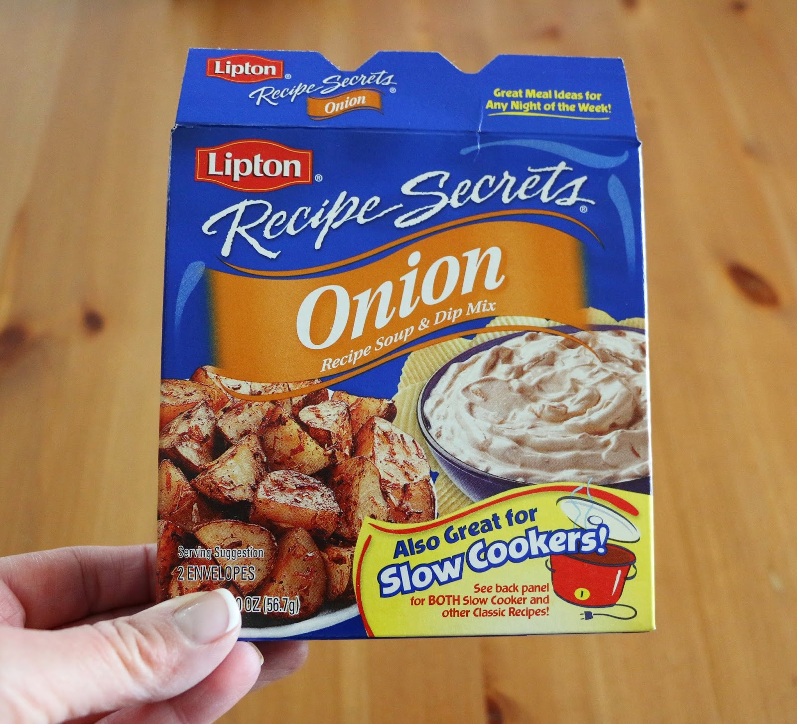 Onion Soup Mix Gravy
 beef roast with lipton onion soup mix and cream of