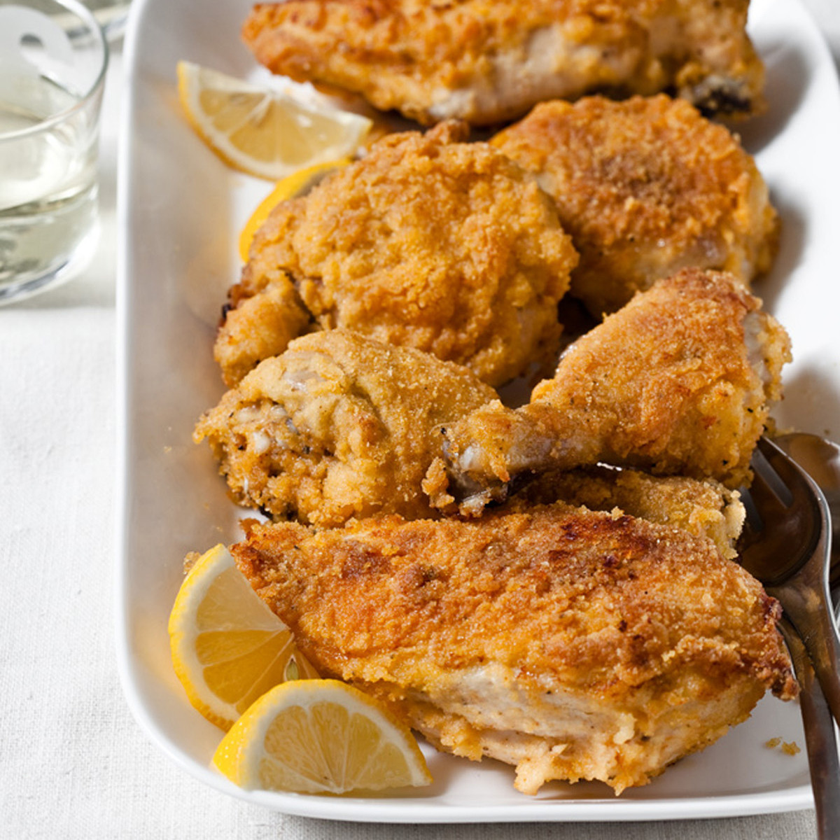 Oven Fried Chicken Recipes
 Oven Fried Chicken with a Polenta Crust Recipe Grace