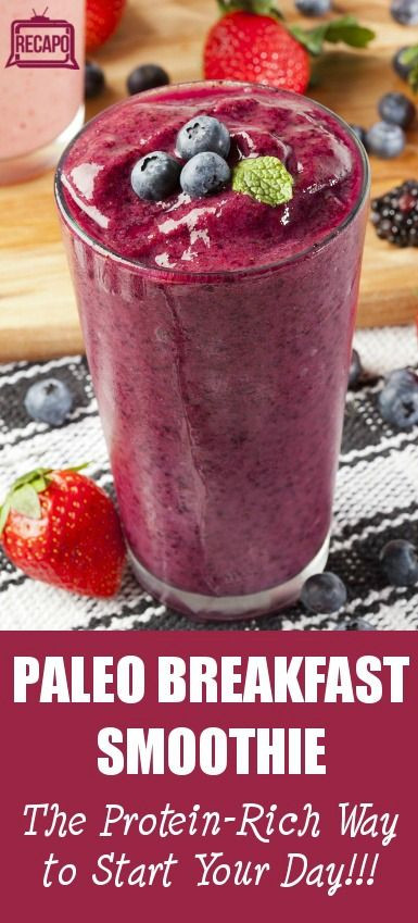 Paleo Breakfast Smoothies
 577 best Juicing and Smoothies images on Pinterest